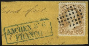 Sale 1074, Lot 773, 30c 1861 Issue (Scott 71)