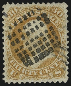 Sale 1074, Lot 779, 30c 1861 Issue (Scott 71)