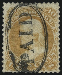 Sale 1074, Lot 781, 30c 1861 Issue (Scott 71)