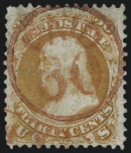Sale 1074, Lot 783, 30c 1861 Issue (Scott 71)