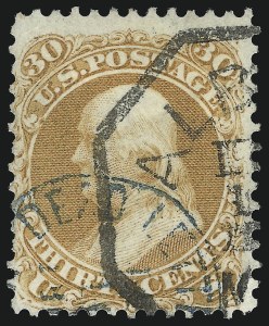 Sale 1074, Lot 789, 30c 1861 Issue (Scott 71)