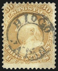 Sale 1074, Lot 791, 30c 1861 Issue (Scott 71)