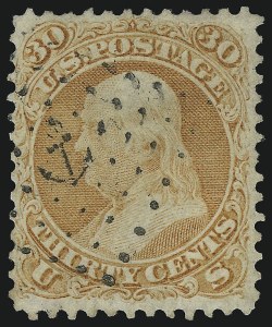 Sale 1074, Lot 792, 30c 1861 Issue (Scott 71)