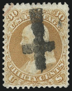 Sale 1074, Lot 810, 30c 1861 Issue, cont. (Scott 71)