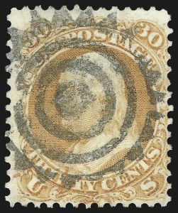 Sale 1074, Lot 829, 30c 1861 Issue, cont. (Scott 71)