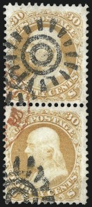 Sale 1074, Lot 835, 30c 1861 Issue, cont. (Scott 71)