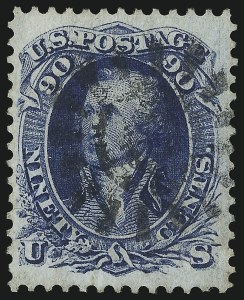 Sale 1074, Lot 843, 90c 1861 Issue (Scott 72)
