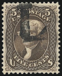Sale 1074, Lot 856, 5c Red Brown and Brown Shades, 1862-63 Issue (Scott 75-76)