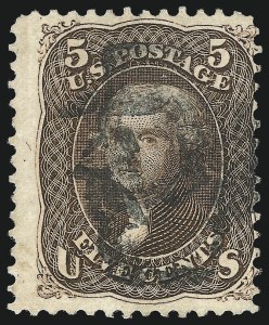 Sale 1074, Lot 857, 5c Red Brown and Brown Shades, 1862-63 Issue (Scott 75-76)