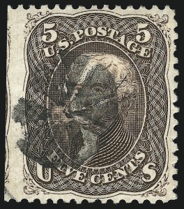 Sale 1074, Lot 860, 5c Red Brown and Brown Shades, 1862-63 Issue (Scott 75-76)