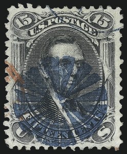 Sale 1074, Lot 865, 15c 1866 Issue (Scott 77)