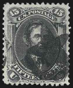 Sale 1074, Lot 870, 15c 1866 Issue (Scott 77)