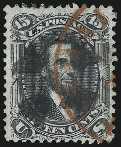 Sale 1074, Lot 873, 15c 1866 Issue (Scott 77)