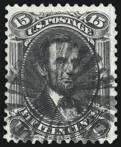 Sale 1074, Lot 876, 15c 1866 Issue (Scott 77)