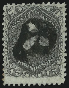 Sale 1074, Lot 885, 24c Lilac and Blackish Violet Shades, 1863 Issue (Scott 78-78c)