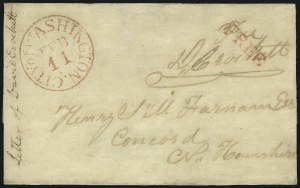 Sale 1075, Lot 1007, Autographs, Free Franks, Presidential Related, Stampless