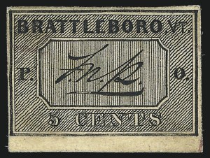 Sale 1075, Lot 1012, Postmasters Provisionals