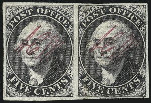 Sale 1075, Lot 1015, Postmasters Provisionals