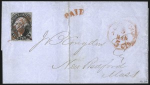 Sale 1075, Lot 1017, Postmasters Provisionals