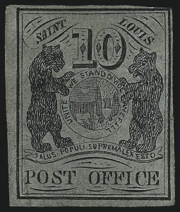 Sale 1075, Lot 1020, Postmasters Provisionals