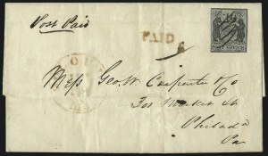 Sale 1075, Lot 1021, Postmasters Provisionals