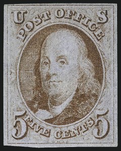 Sale 1075, Lot 1029, 1847 Issue