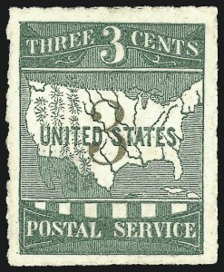 Sale 1075, Lot 1095, 1867-68 Grilled Issue and 1875 Re-Issue