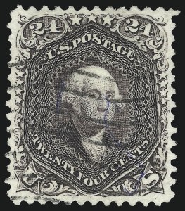 Sale 1075, Lot 1101, 1867-68 Grilled Issue and 1875 Re-Issue
