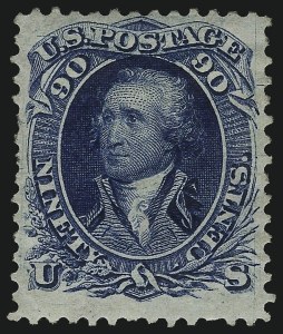 Sale 1075, Lot 1102, 1867-68 Grilled Issue and 1875 Re-Issue