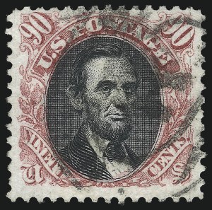 Sale 1075, Lot 1118, 1869 Pictorial Isssue, Inverts and 1875 Re-Issue