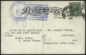 Sale 1075, Lot 1177, Pioneer Flight and Air Post Proofs