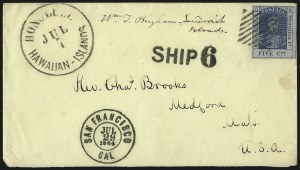 Sale 1075, Lot 1238, U.S. Possessions and Hawaii