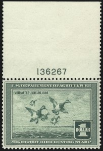 Sale 1076, Lot 2018, United States Hunting Permit Singles