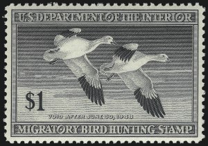 Sale Number 1076, Lot Number 2026, United States Hunting Permit Singles (Continued...) Sale Number 1076, Lot Number 2026, United States Hunting Permit Singles (Continued...)