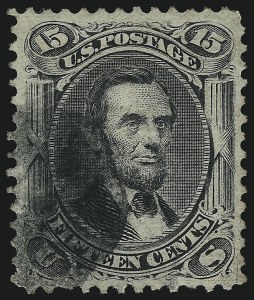 Sale 1077, Lot 100, 1867-68 Grilled Issue (Scott 79-101)