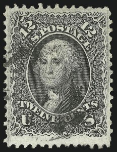 Sale 1077, Lot 105, 1867-68 Grilled Issue (Scott 79-101)