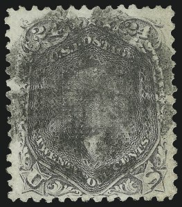 Sale 1077, Lot 107, 1867-68 Grilled Issue (Scott 79-101)