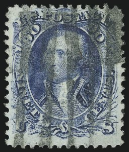 Sale 1077, Lot 109, 1867-68 Grilled Issue (Scott 79-101)