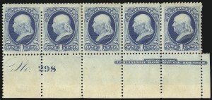 Sale 1077, Lot 152, 1870-88 Bank Note Issues (Scott 134-218)