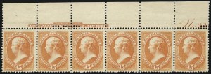 Sale 1077, Lot 154, 1870-88 Bank Note Issues (Scott 134-218)
