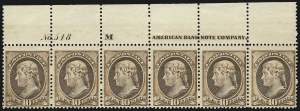 Sale 1077, Lot 156, 1870-88 Bank Note Issues (Scott 134-218)
