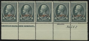 Sale 1077, Lot 157, 1870-88 Bank Note Issues (Scott 134-218)
