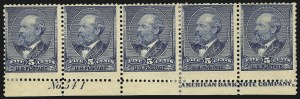 Sale 1077, Lot 158, 1870-88 Bank Note Issues (Scott 134-218)