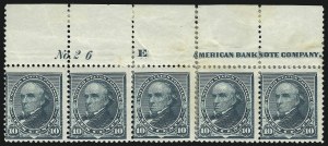Sale 1077, Lot 161, 1890-93 Issue (Scott 219-229)