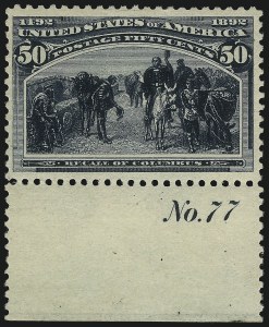 Sale 1077, Lot 173, 1893 Columbian Issue (Scott 230-245)