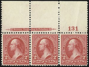 Sale 1077, Lot 187, 1894-98 Bureau Issue (Scott 246-284)