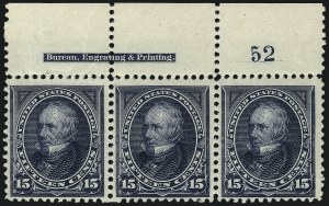 Sale 1077, Lot 190, 1894-98 Bureau Issue (Scott 246-284)