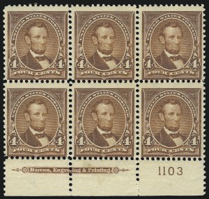 Sale 1077, Lot 203, 1894-98 Bureau Issue (Scott 246-284)