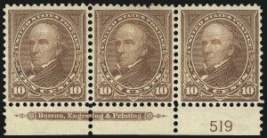 Sale 1077, Lot 204, 1894-98 Bureau Issue (Scott 246-284)