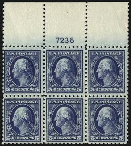 Sale 1077, Lot 262, 1912-15 Washington-Franklin Issues (Scott 405-461)